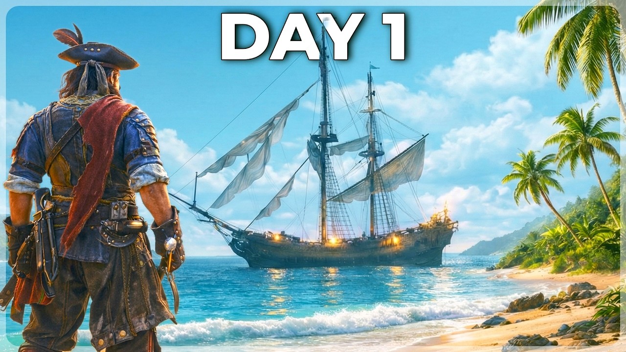 Day 1 in the BEST Pirate Survival Game - Windrose