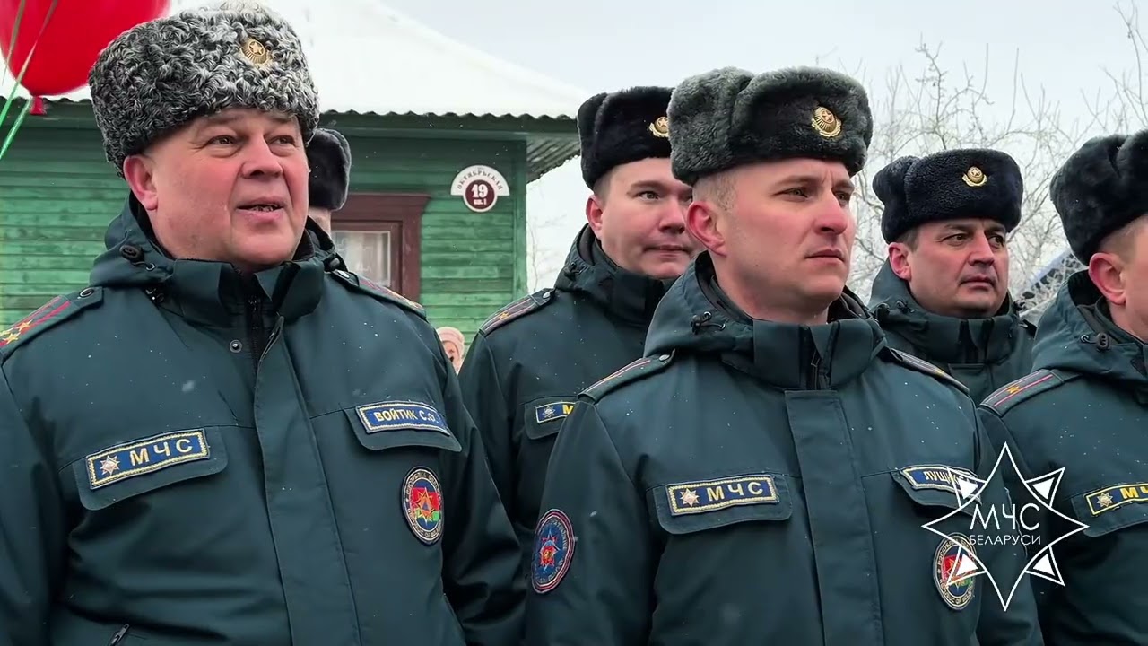 Открытие пожарной части в Дрогичине, 22.01.2026