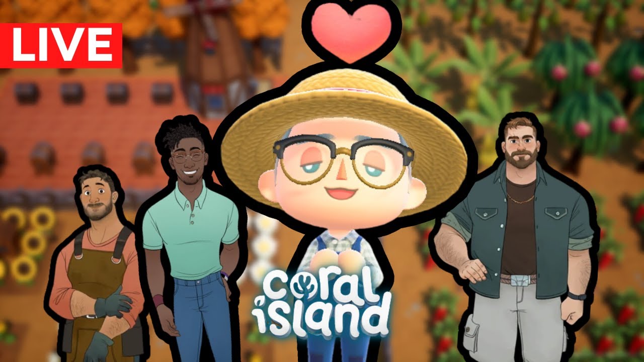 🔴 Ogling Hot Men in Coral Island