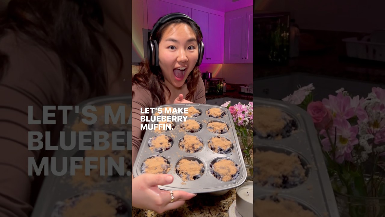 Blueberry muffins🫐Sally’s Baking Addiction 