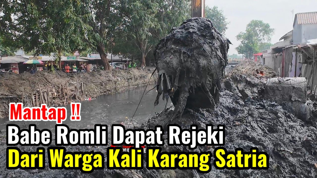 Mantap‼️Babe Romli Dapat Rejeki Dari Warga Kali Karang Satria