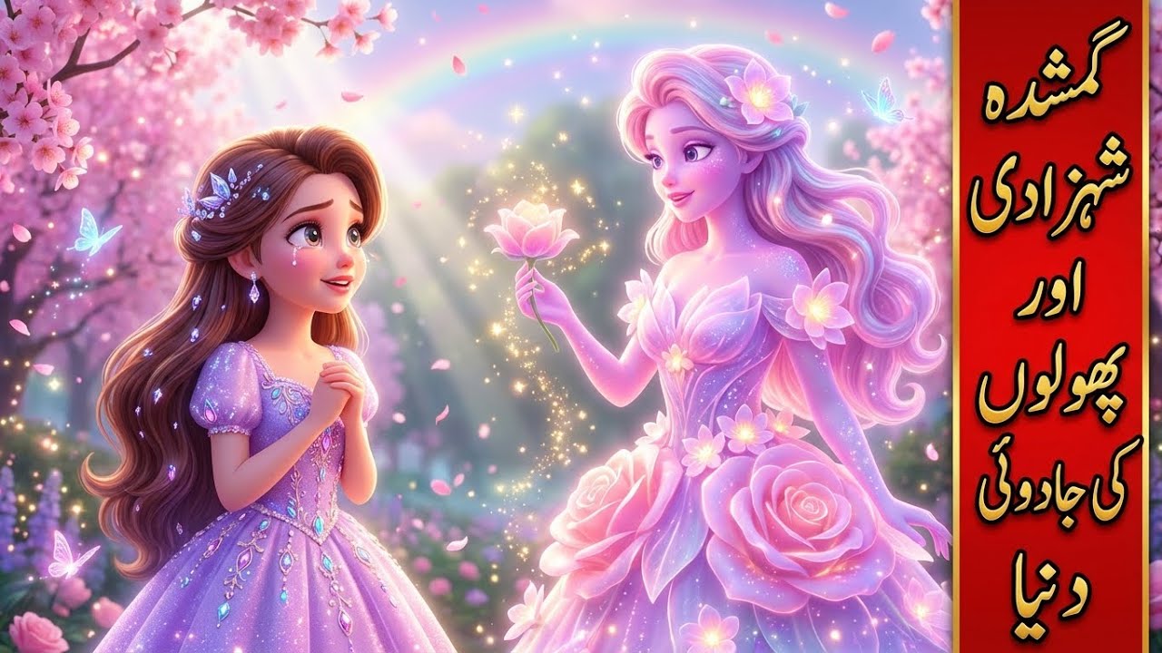Lost Princess & the Magical Flower World | Urdu Fairy Tale Bedtime Story
