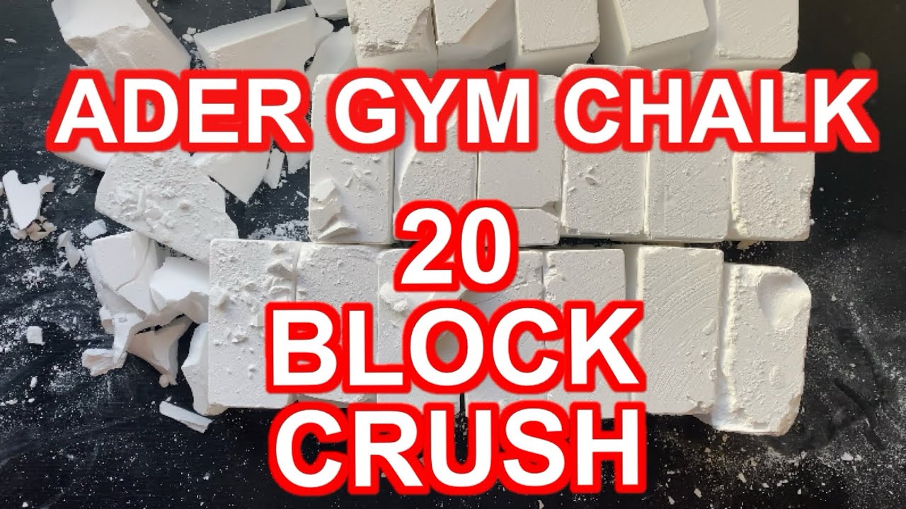 20 BLOCK GYM CHALK CRUSH | 1K SUBSCRIBERS | ADER GYM CHALK