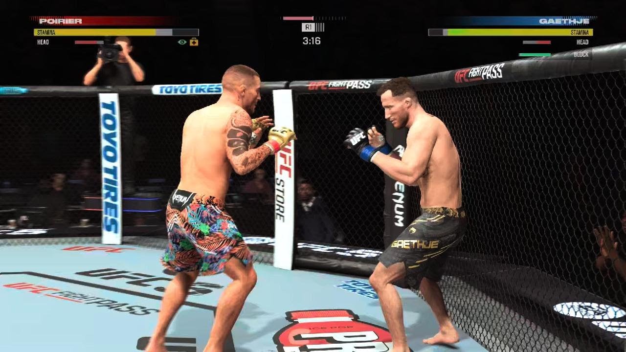 UFC 5 Dustin “The Diamond” Poirier vs Justin “The Highlight” Gaethje (Me vs Online Player)