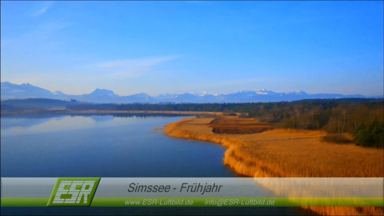 Simssee - Frühling - Trailer - ESR Luftbild