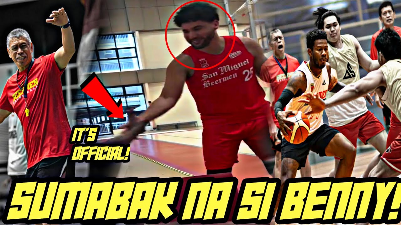 NAGPAKITANG GILAS AGAD SI BENNY BOATWRIGHT SA PRACTICE NG SMB! PRESENT NA AGAD SA ENSAYO.