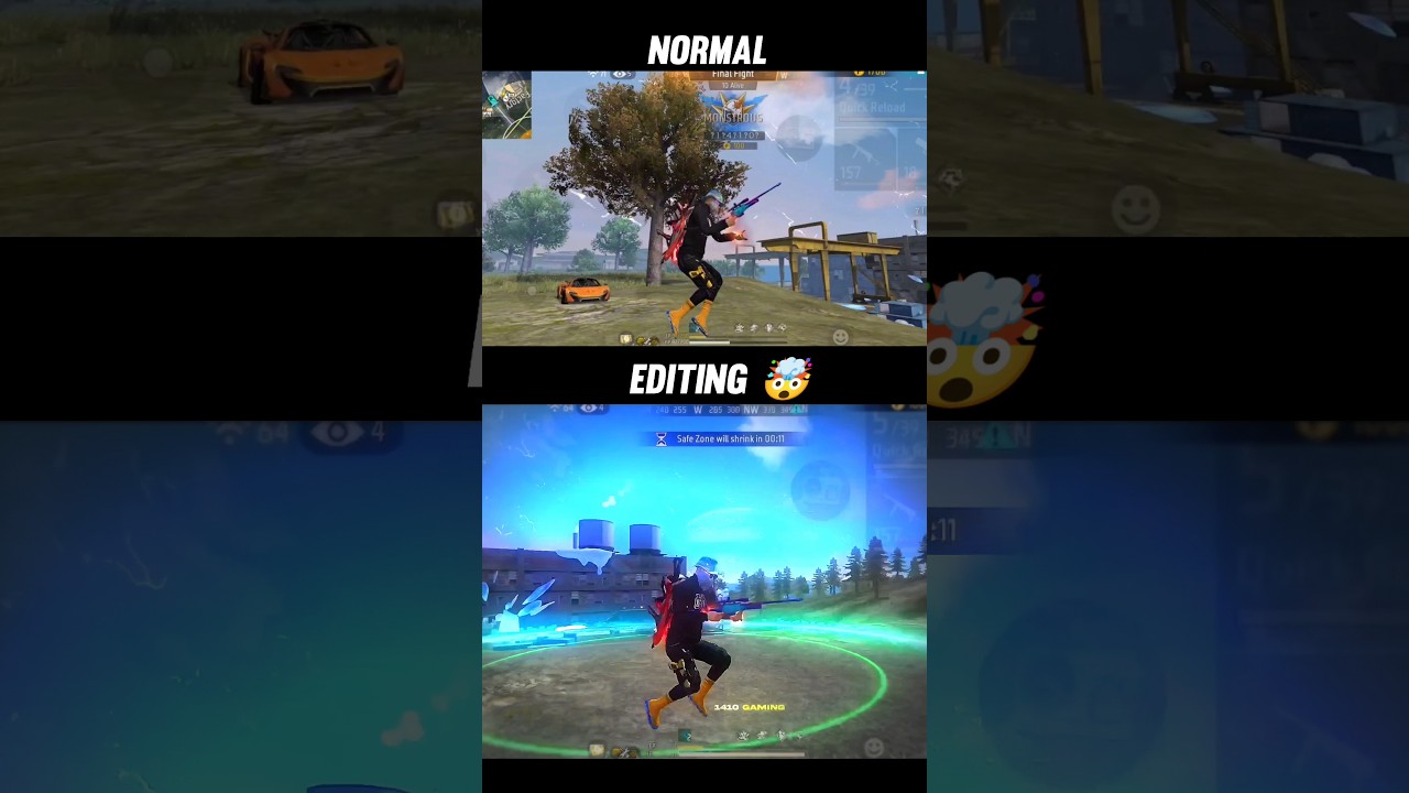 Normal + Editing 🌀 ( FREE FIRE SHORT EDIT)