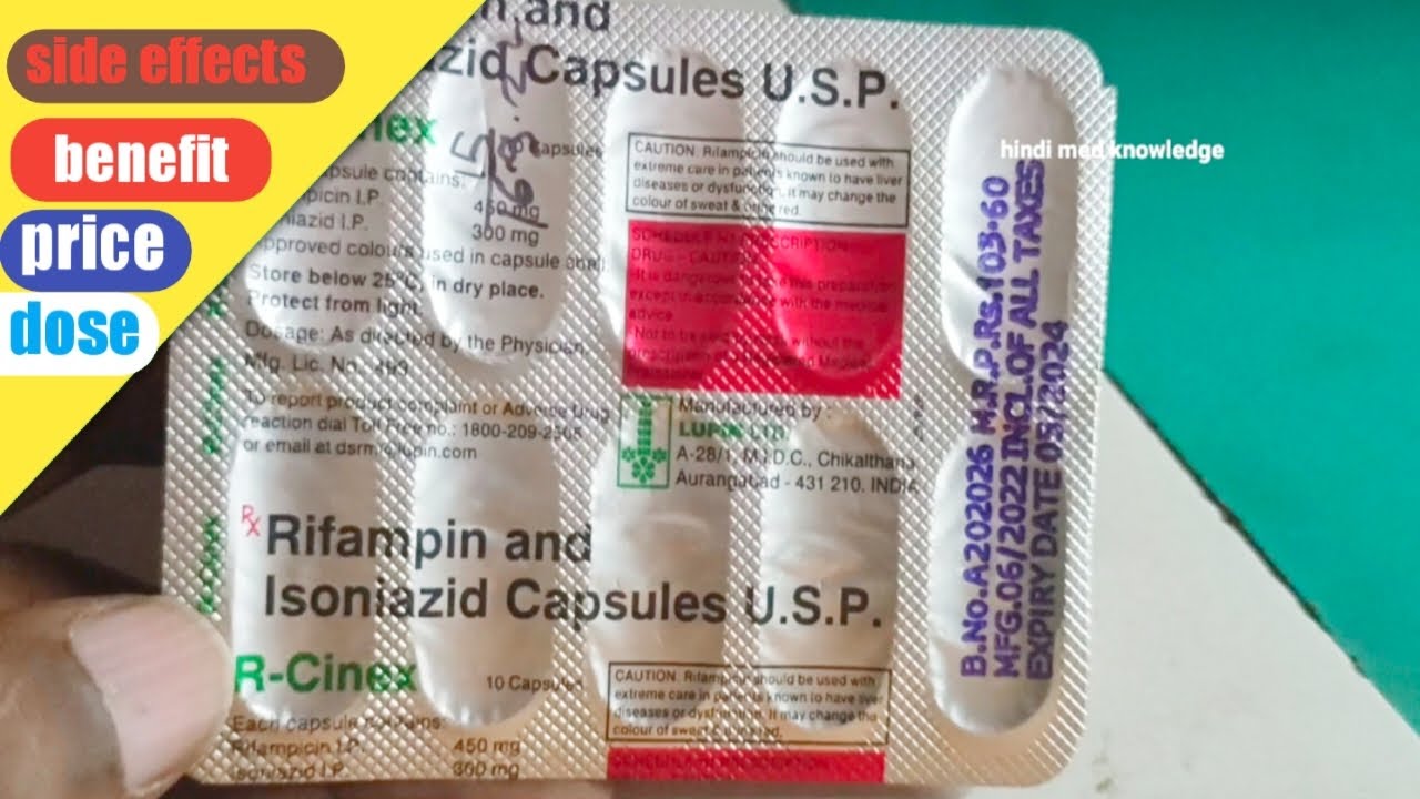 R-cinex capsule uses, composition, benefits, side effect, | टीबी की बिमारी के लिए उपयोगी #r #cinex
