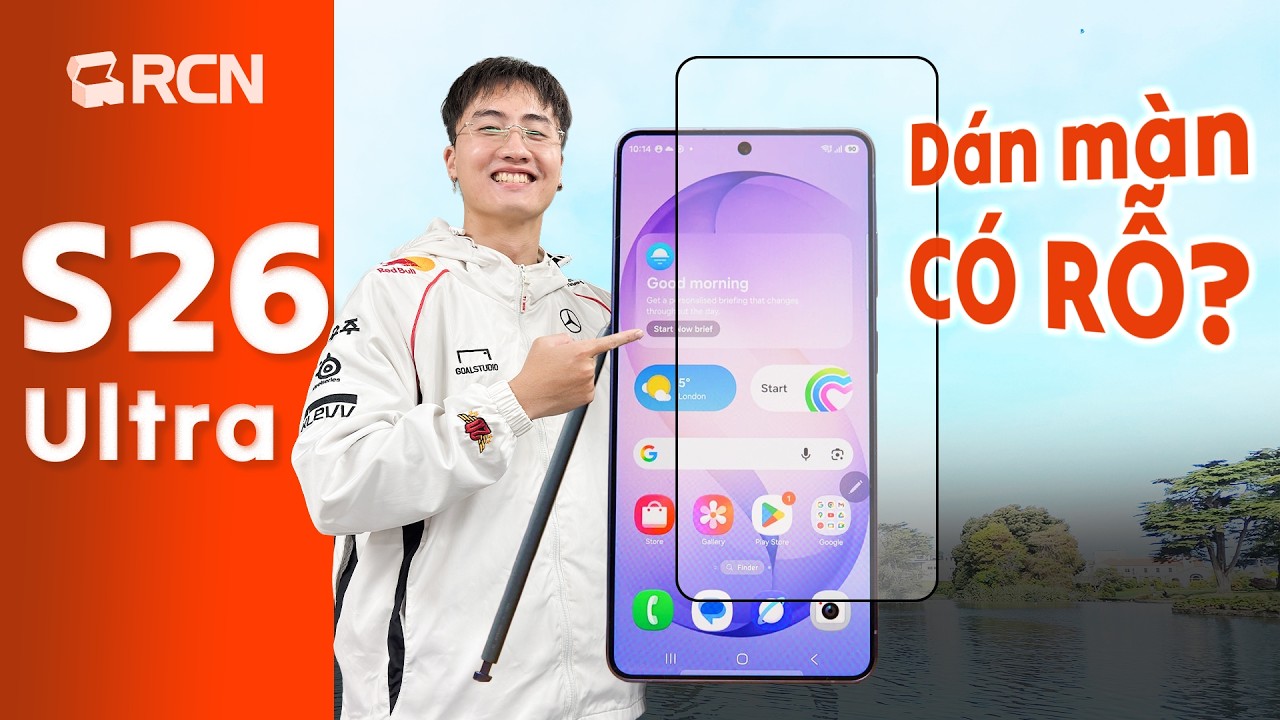 Thử dán màn hình S26 Ultra xem thế nào. Tiện thể hỏi ý kiến người dùng xem màn bị rỗ không