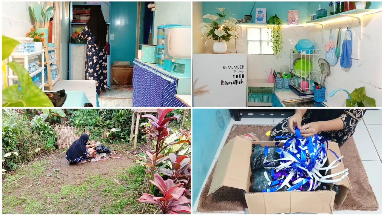 UNBOXING PAKET PERABOTAN DAPUR || BERSIH BERSIH & BERES BERES DIDAPUR✨Vlog irt desa