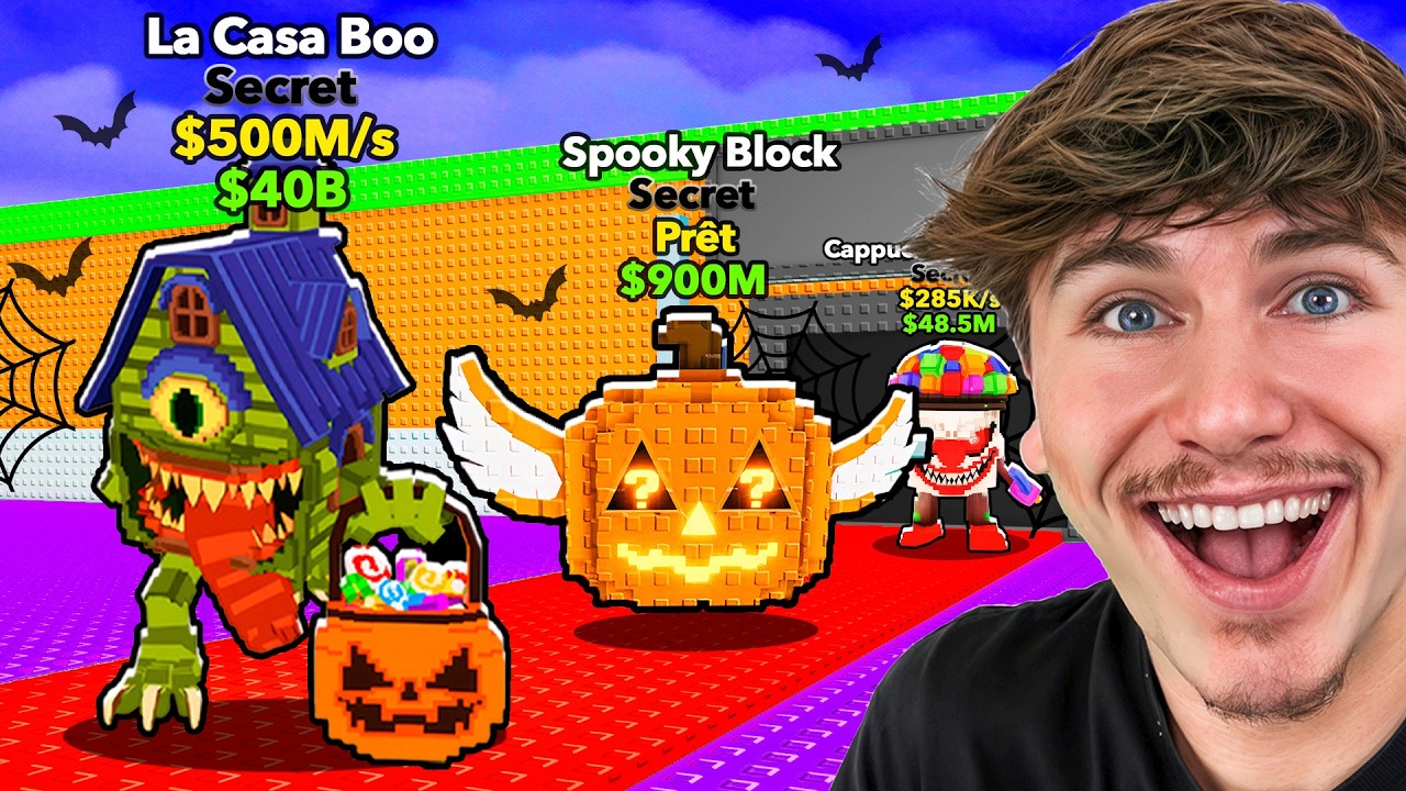 J'AI VOLÉ TOUS LES NOUVEAUX BRAINROTS D'HALLOWEEN !! (+Nouvelle Base)