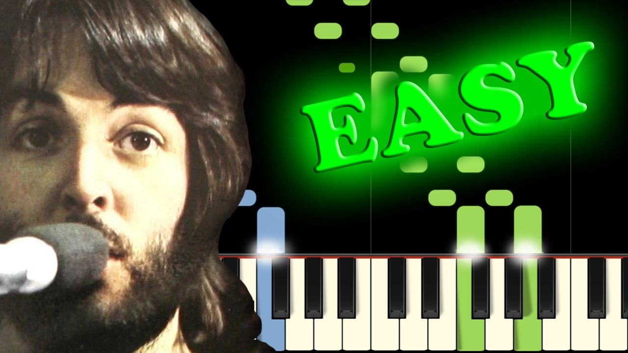 THE BEATLES - LET IT BE - Easy Piano Tutorial