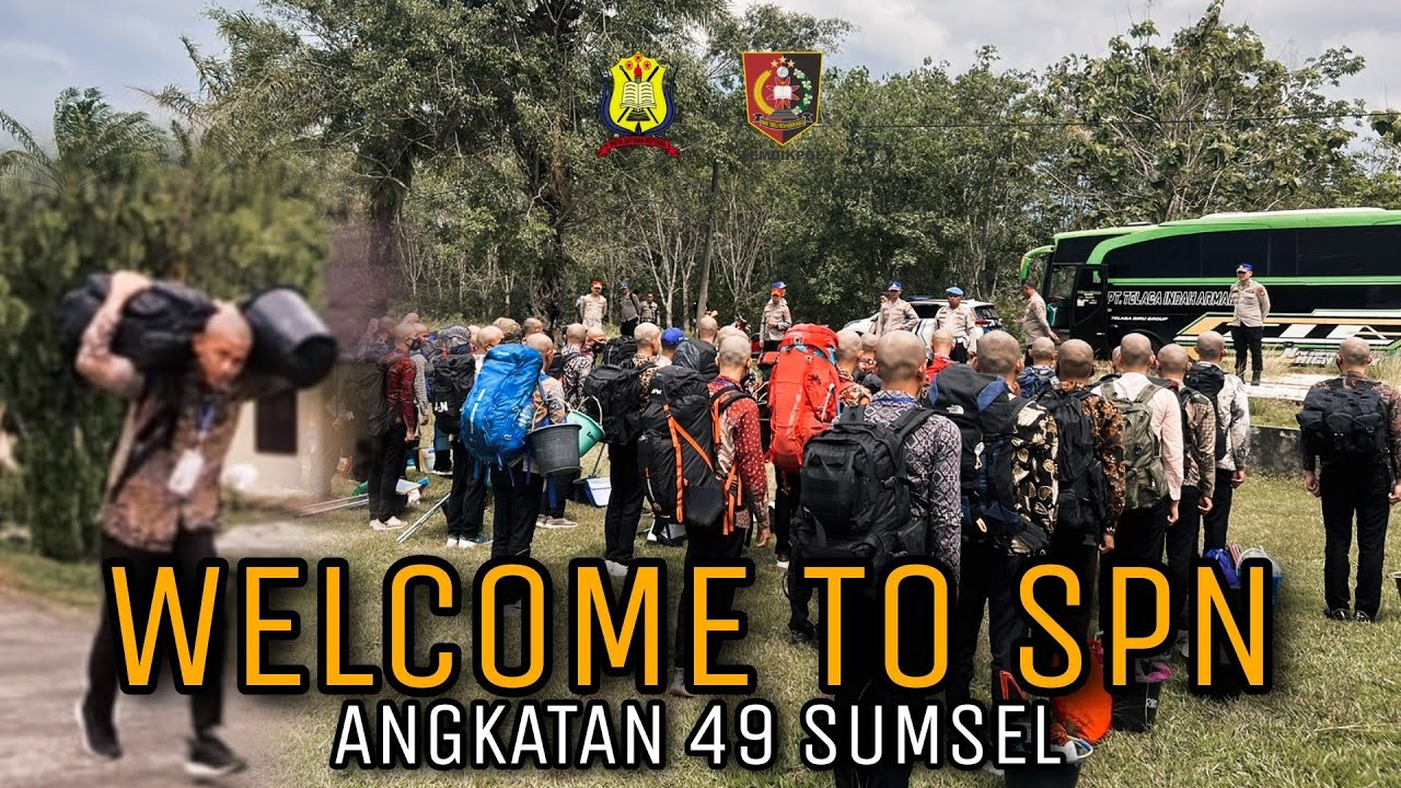 DIKTUKBA AK49 ‼️ Siswa Diktukba Polri angkatan 49 mendarat di SPN Polda Sumsel