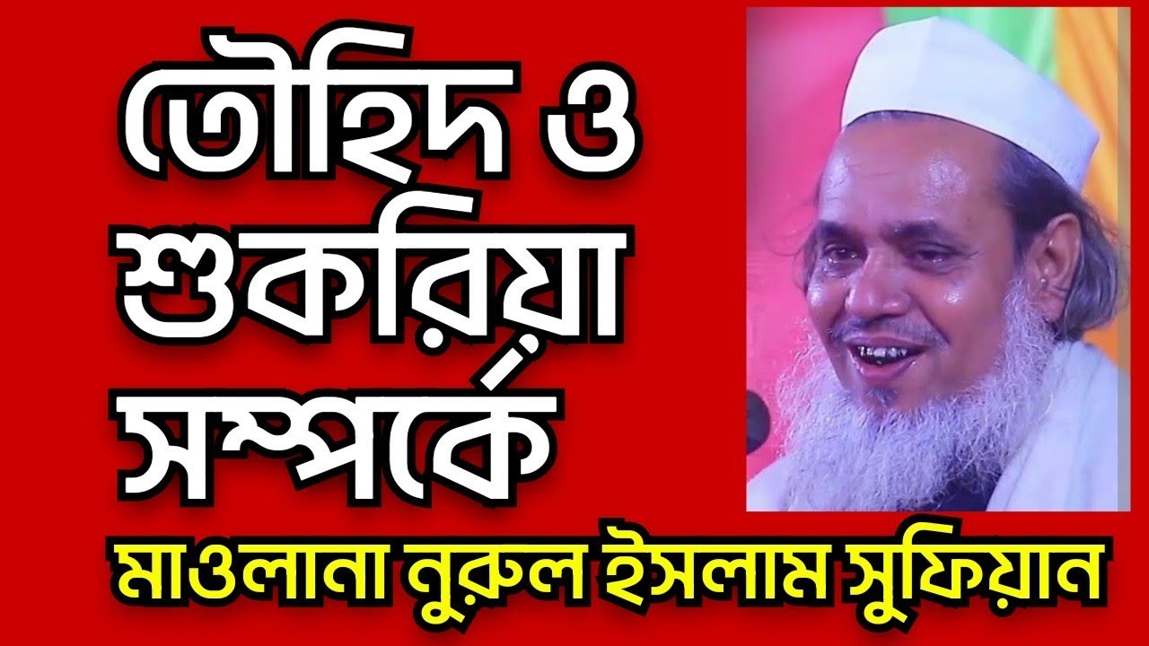 তৌহিদ ও শুকরিয়া সম্পর্কে | নুরুল ইসলাম সুফিয়ান | Manjur Hasan