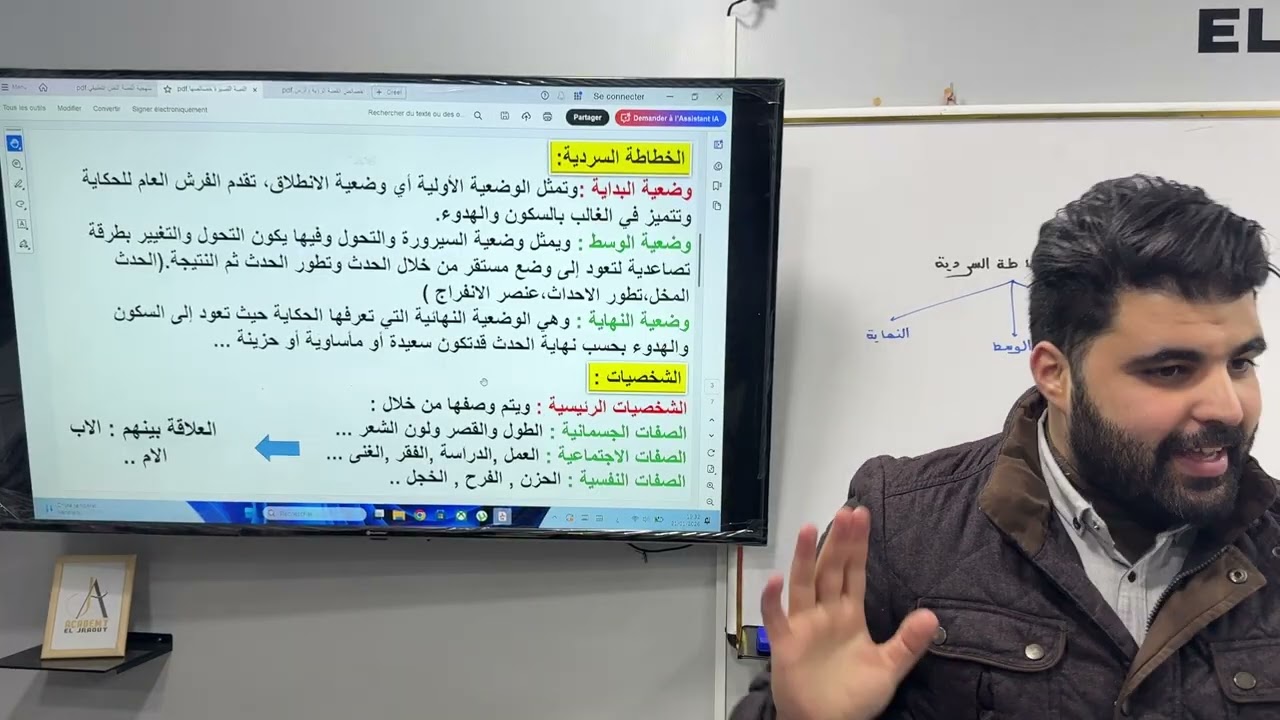 شرح القصة القصيرة ثانية باك اداب وعلوم انسانية
