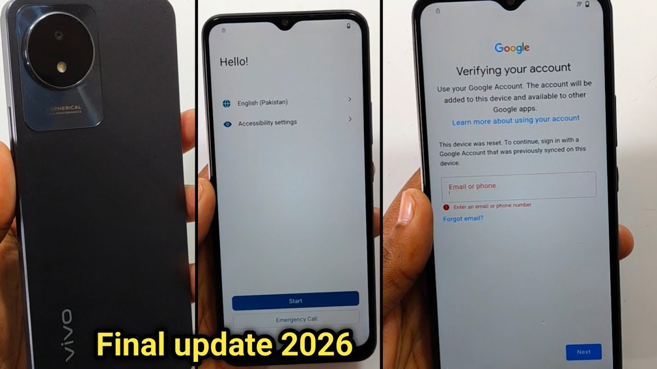Обход FRP на Vivo Y02 2026 || Разблокировка FRP на Vivo Y02 без ПК || Easy Share не работает (нов...