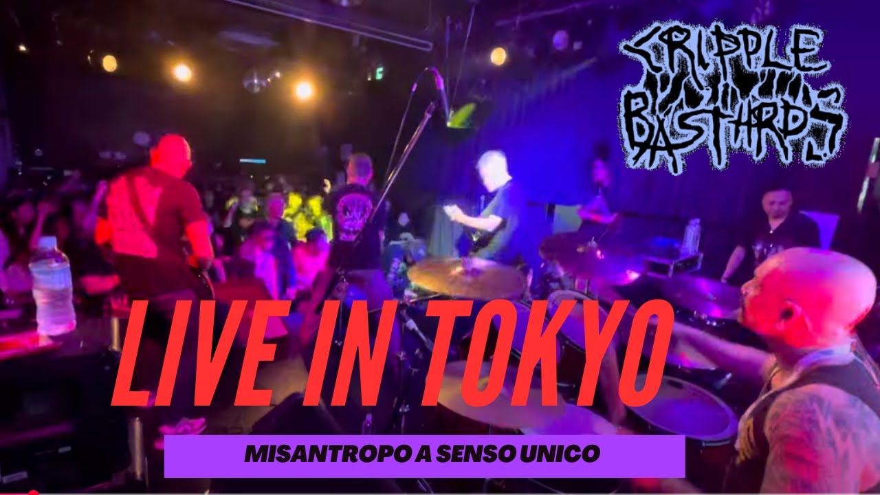 Cripple Bastards - misantropo a senso unico - Tokyo 2025 - Raphael Saini drumcam