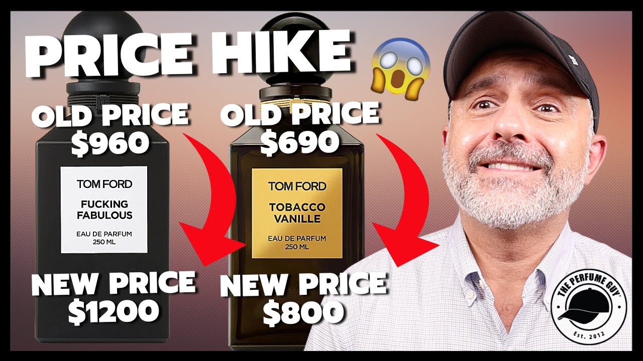 MASSIVE Tom Ford Fragrances PRICE HIKE! + Top 10 TOM FORD Fragrances of All Time (Currently Selling)