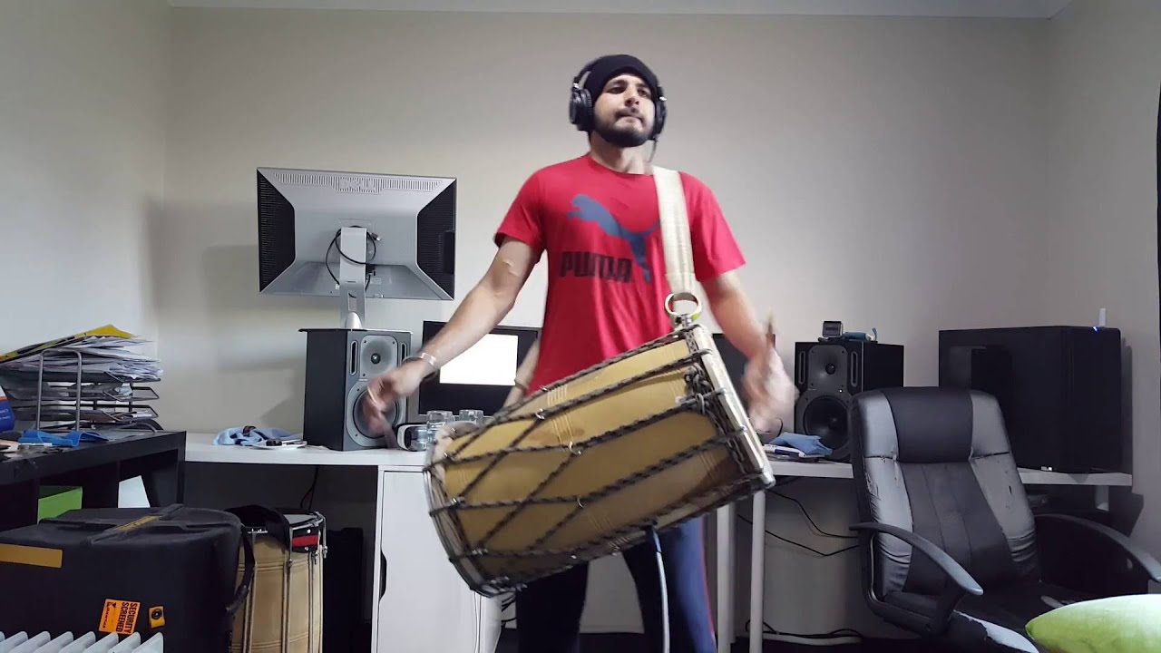 Pasand Jatt Di (Gitaz Bindrakhia) - Quick dhol jam  // Dholi Hanzo
