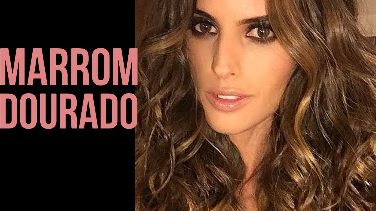 COLORAÇÃO USADA NO CABELO MARROM DOURADO #HairTutorial