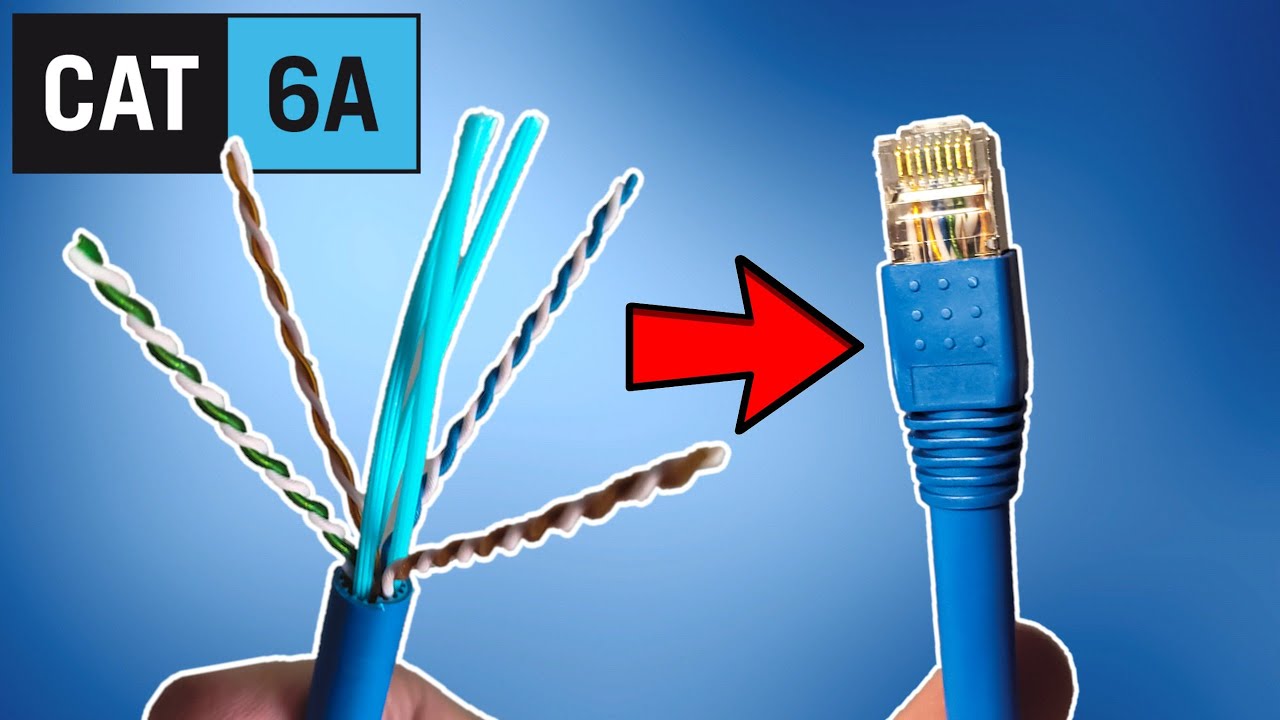 HOW TO MAKE CAT6A CABLES - QUICK & EASIEST METHOD!!!