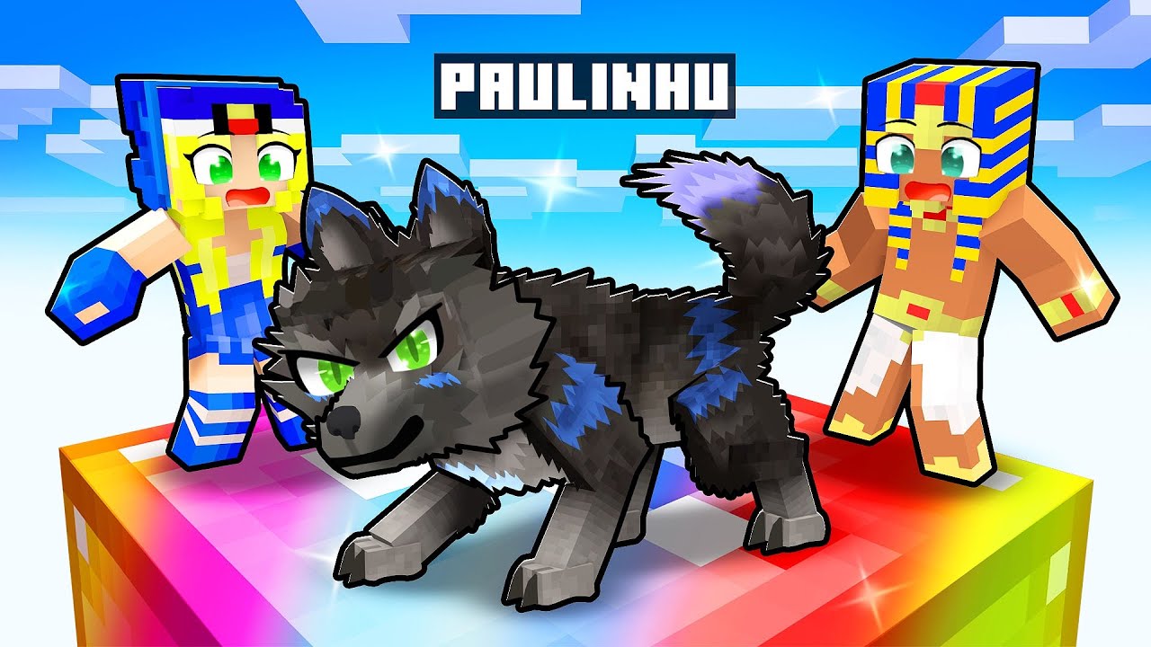 Fingi ser um BEBÊ LOBISOMEM em um CHUNK OP no Minecraft