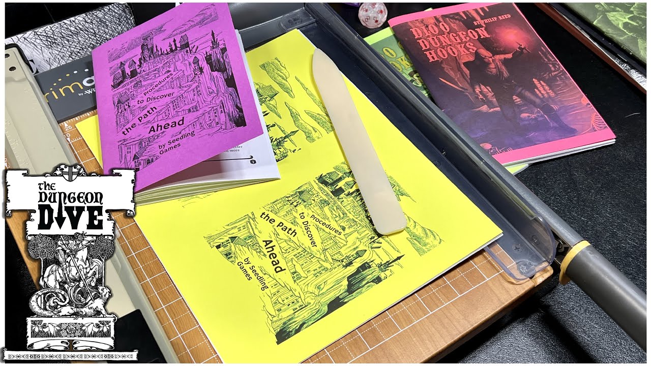 Procedures to Discover the Path Ahead / How to Print a Zine / Let's Play (and stealth design diary)