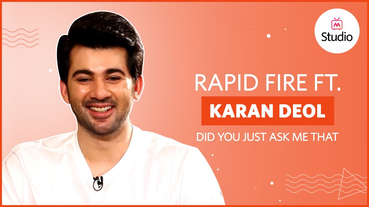 Celebrity Rapid Fire ft. Karan Deol (2021) - Myntra Studio