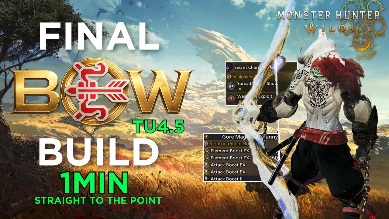 Final Endgame Bow Builds Monster Hunter Wilds