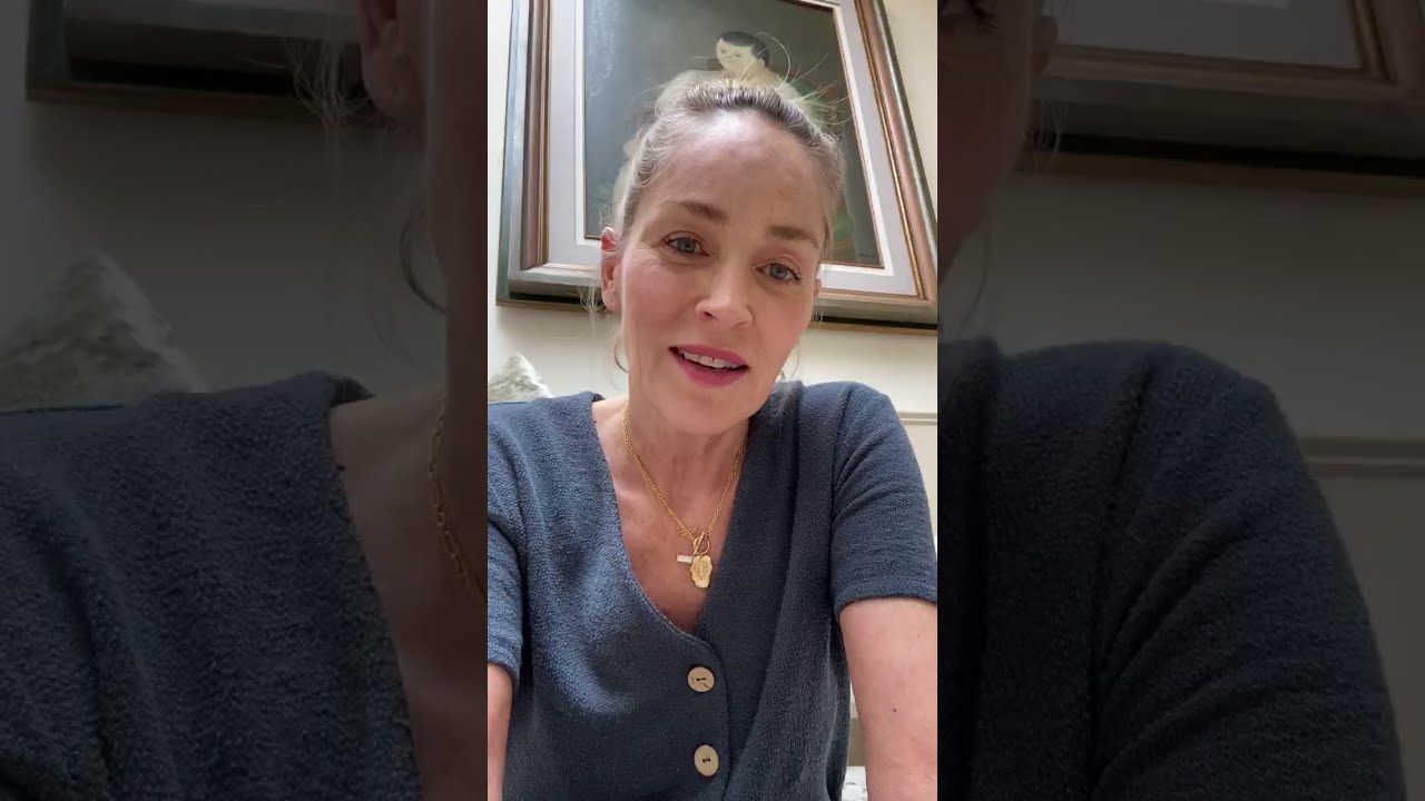 Sharon Stone w Love Video #StaySafe #Coronavirus