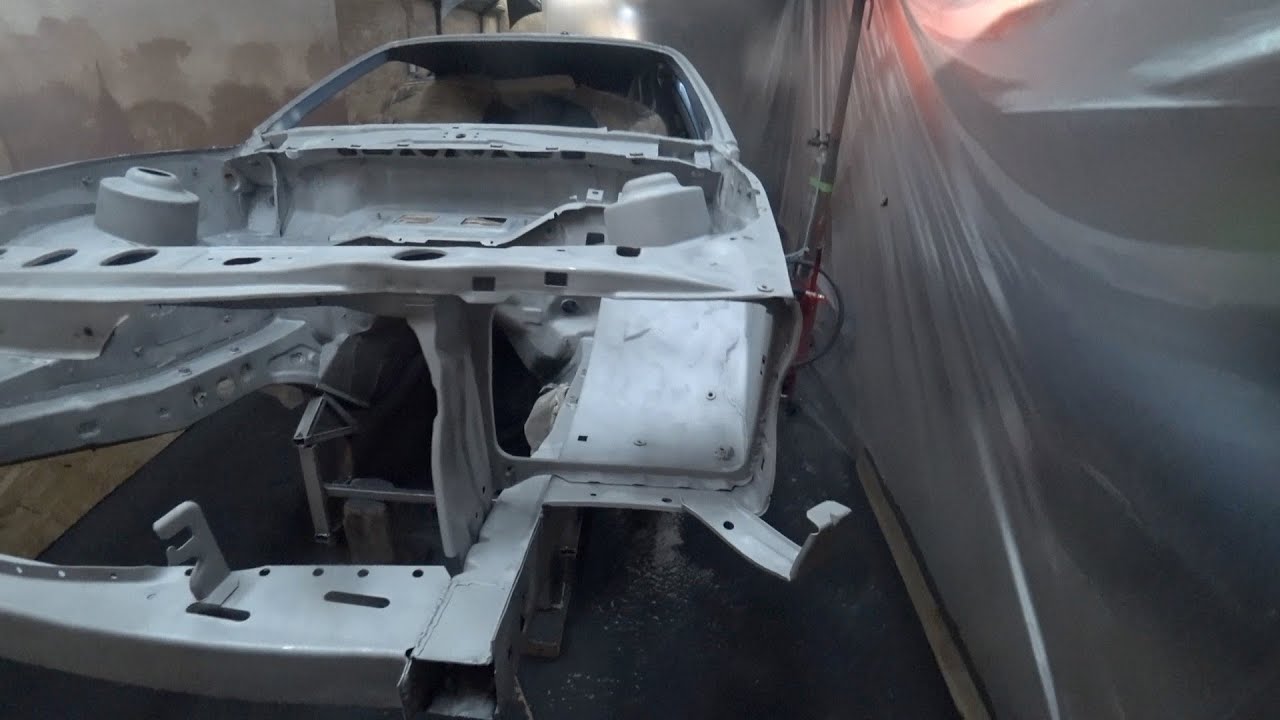 67. Ford Sierra rebuild #3. Пескоструй. Подготовка к покраске.
