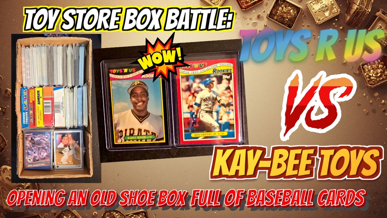 New Series: A Blast from the Past. OPENING AN OLD SHOE BOX FULL OF BASEBALL CARDS⚾️ 