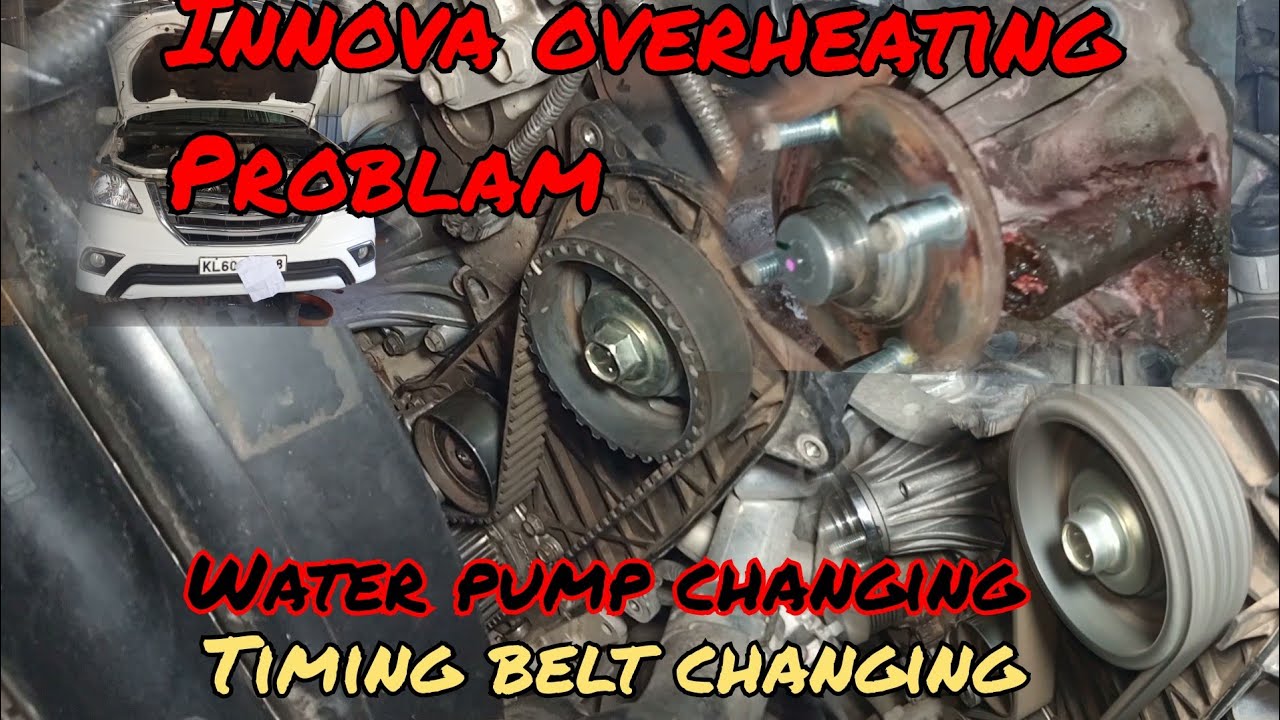 Innova water pump changing||Timing belt changing