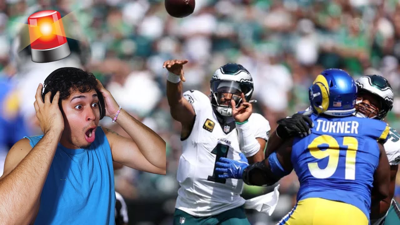 WHAT. A. GAME!!!!!! CarameloBX Reacts Eagles Vs Rams FULL GAME HIGHLIGHTS