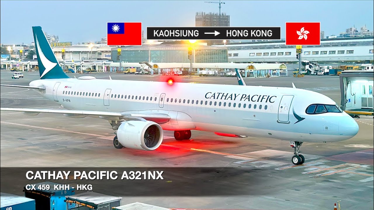 AMAZING PRODUCT FOR SHORT-HAUL FLIGHTS! | Cathay Pacific A321NX | Kaohsiung ✈ Hong Kong | Economy