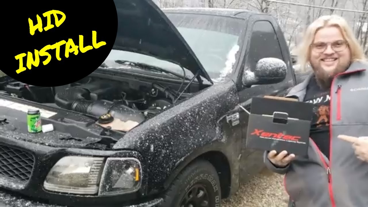 How to Install a Dual Beam High & Low HID Headlights / XENTEC 55W HID Kit Xenon Light Conversion