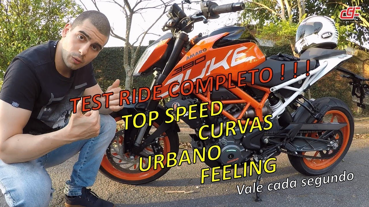 TEST RIDE NOVA KTM DUKE 390 - COMPLETO - Durvalcareca
