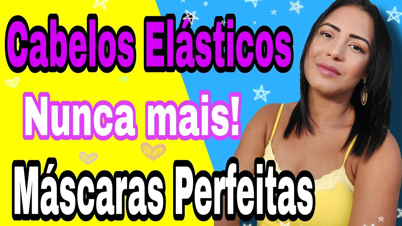 🦋CABELOS ELASTICOS NUNCA MAIS! 5 MÁSCARAS PARA CABELOS ELÁSTICOS🦋