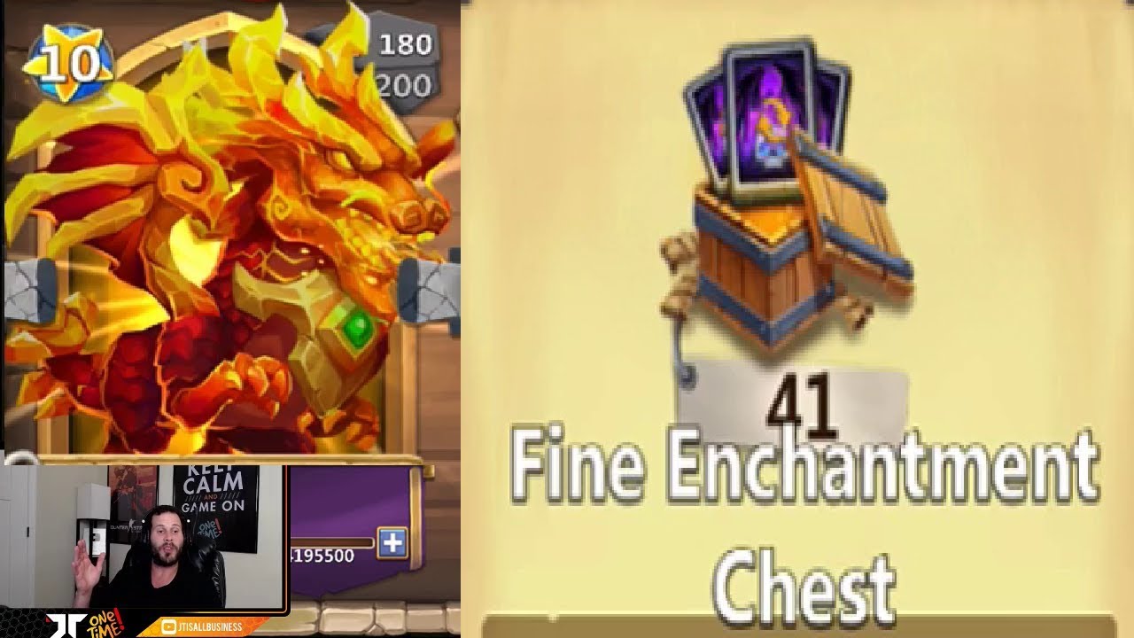 JT's Main Lavanica Enchantment Talent Rolling 41 BOXES Castle Clash