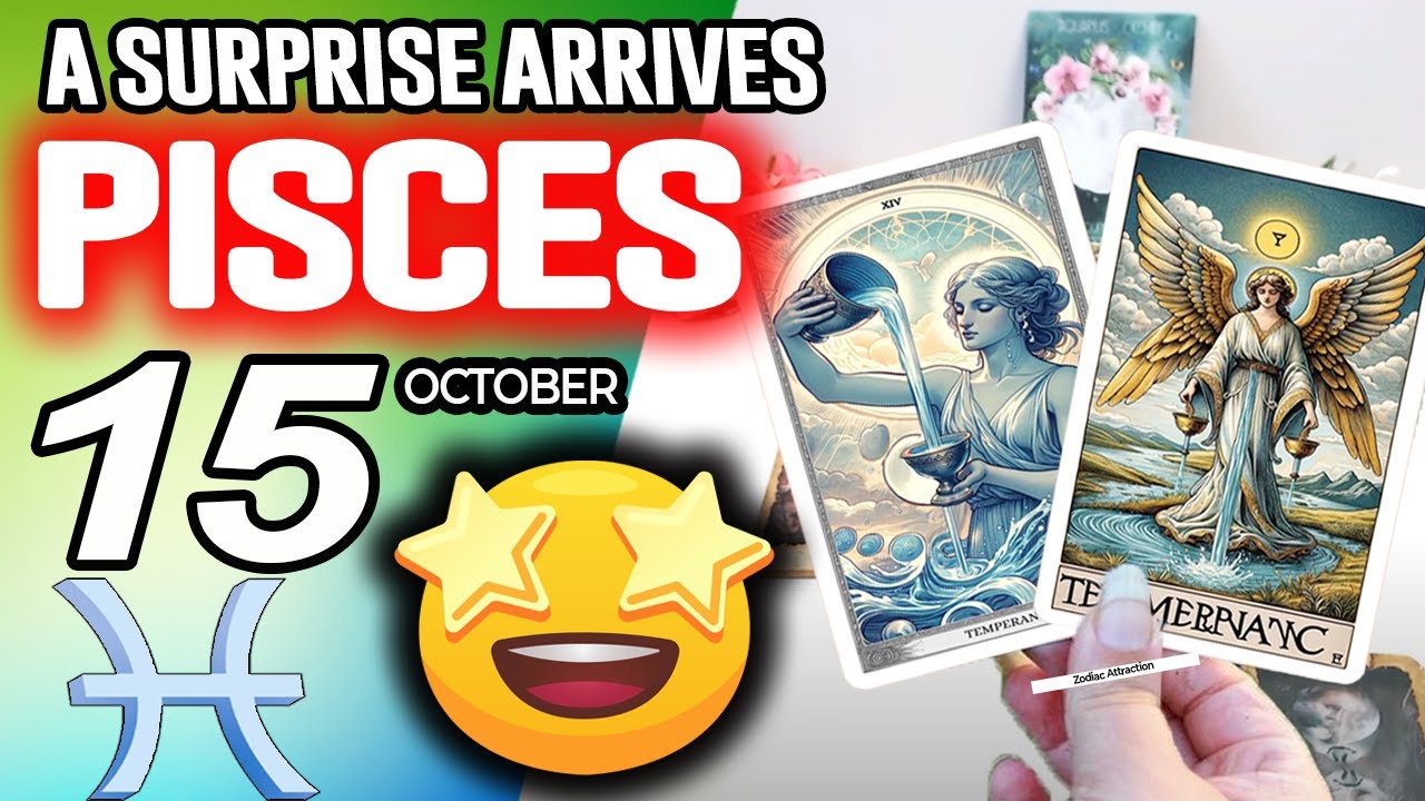 Pisces ♓️𝐀 𝐒𝐔𝐑𝐏𝐑𝐈𝐒𝐄 𝐀𝐑𝐑𝐈𝐕𝐄𝐒 💖 horoscope for today OCTOBER 15 2025 ♓️ 