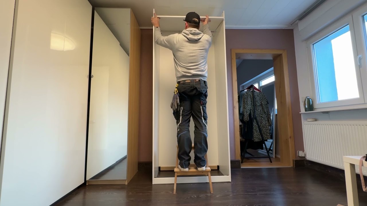 Pax Korpus Aufbau ohne Werkzeug 100x58x236cm