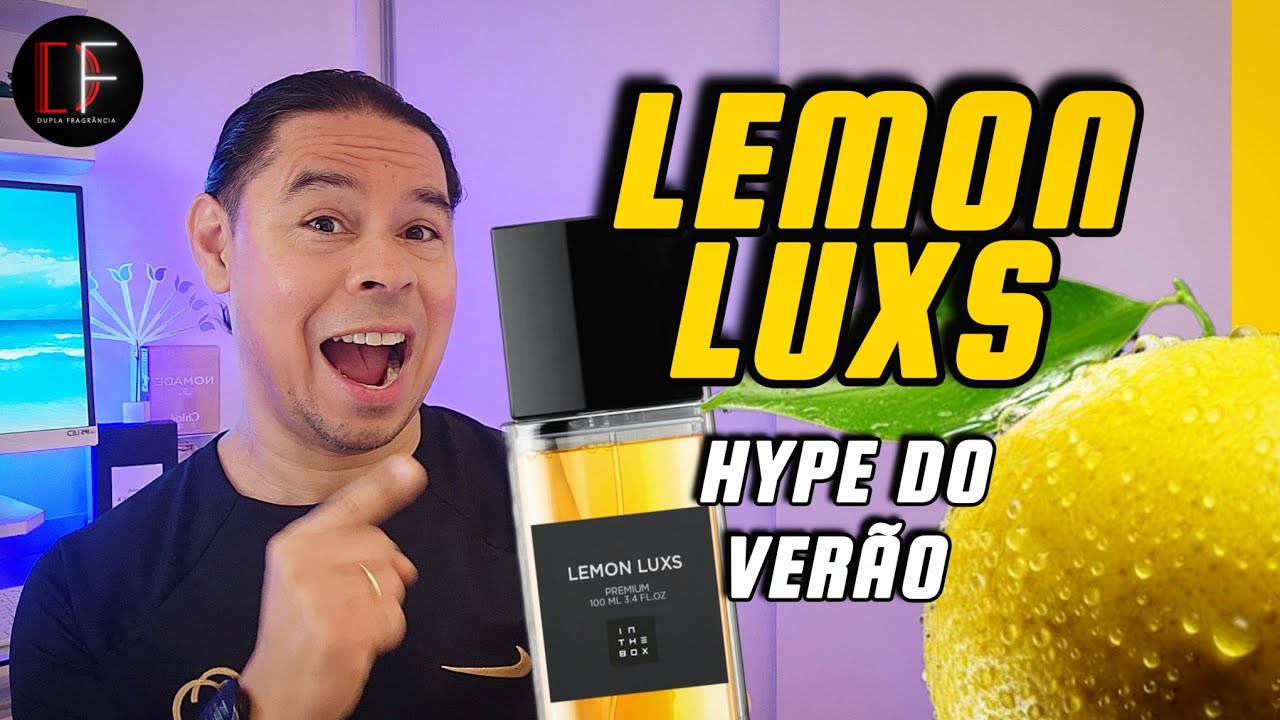 LEMON LUXS 🍋☀️ NOVO PERFUME CÍTRICO DA IN THE BOX 