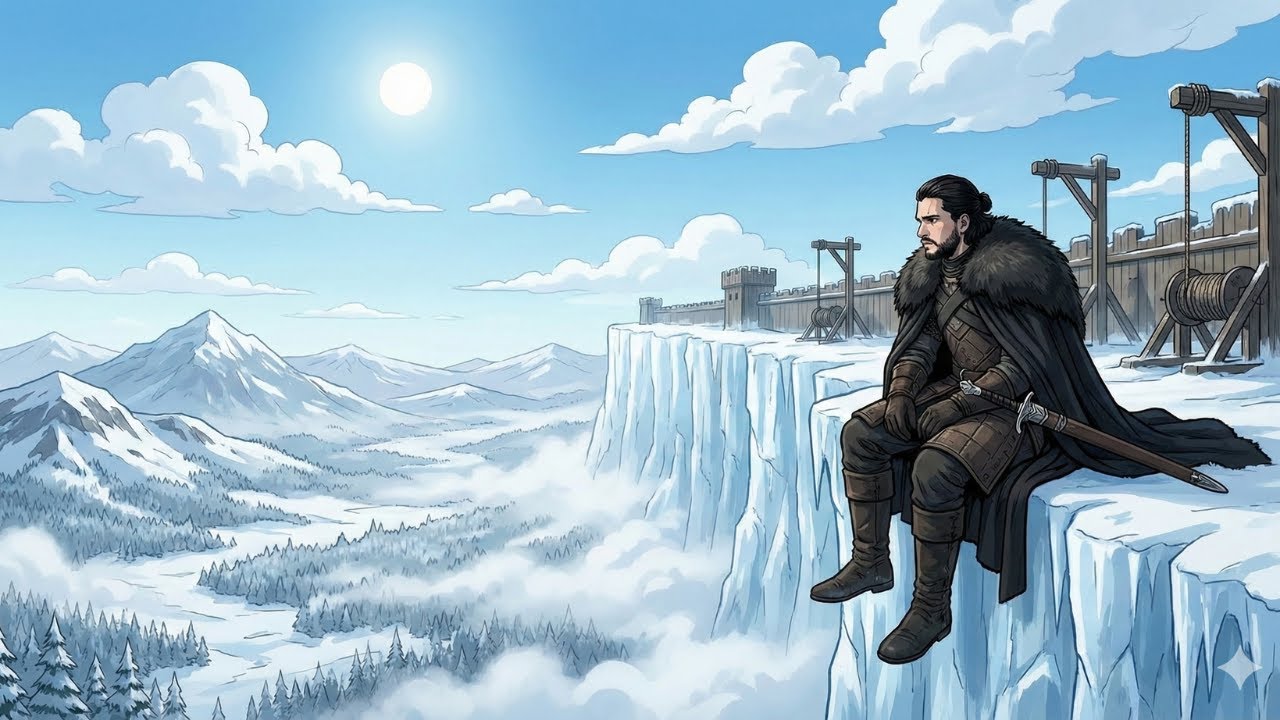 Jon Snow Watcher at The Wall ❄️ | Lofi Ambience Chill Medieval Beats to Study & Focus