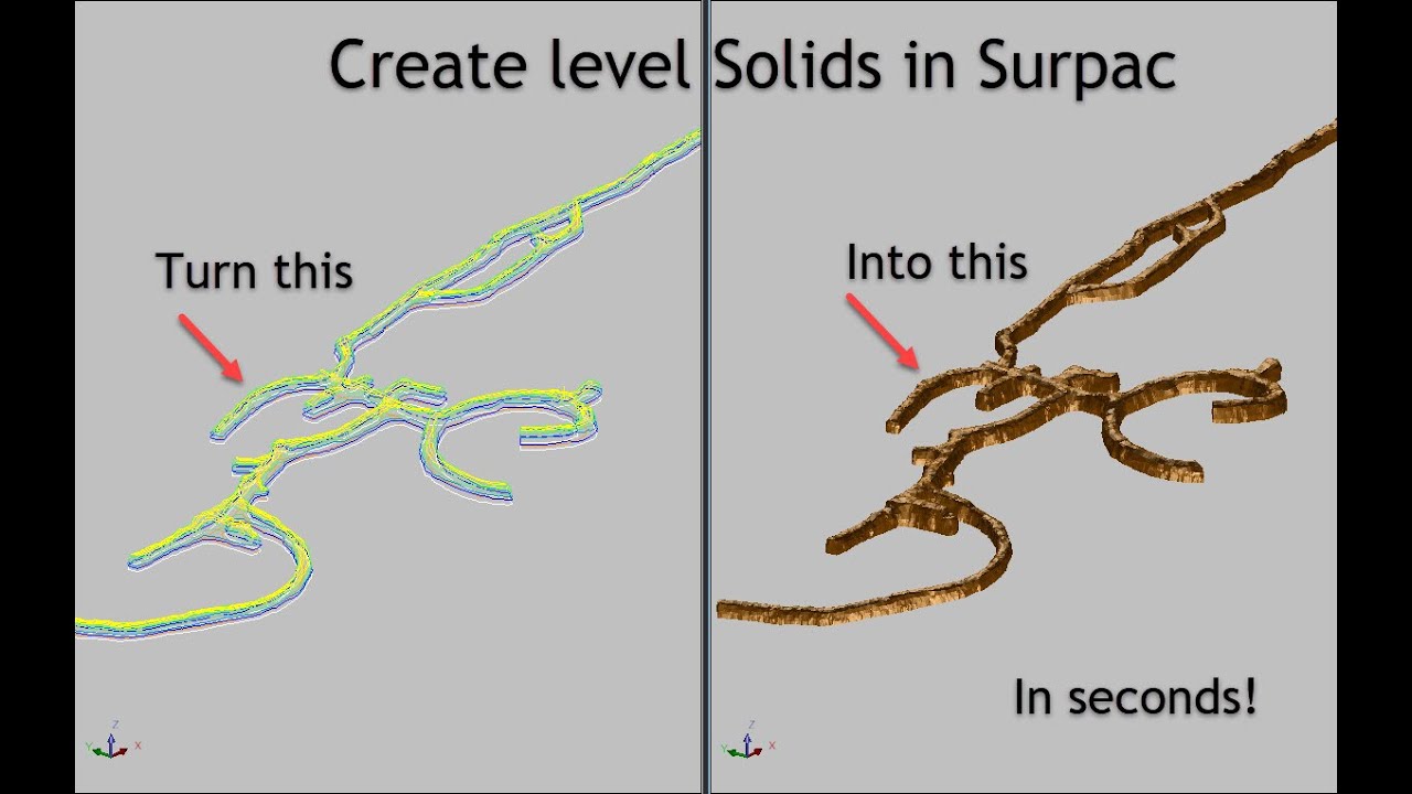 Essential Surpac - Create Level Solids