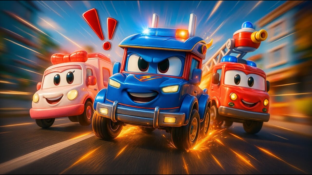 Super Truck is een Team met de NOODVOERTUIGEN! | Reddings aflevering