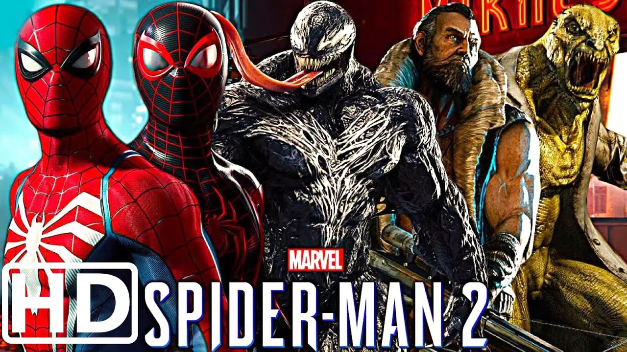 Spider Man 2 All Cutscenes Full Movie 2023 HD Part 2