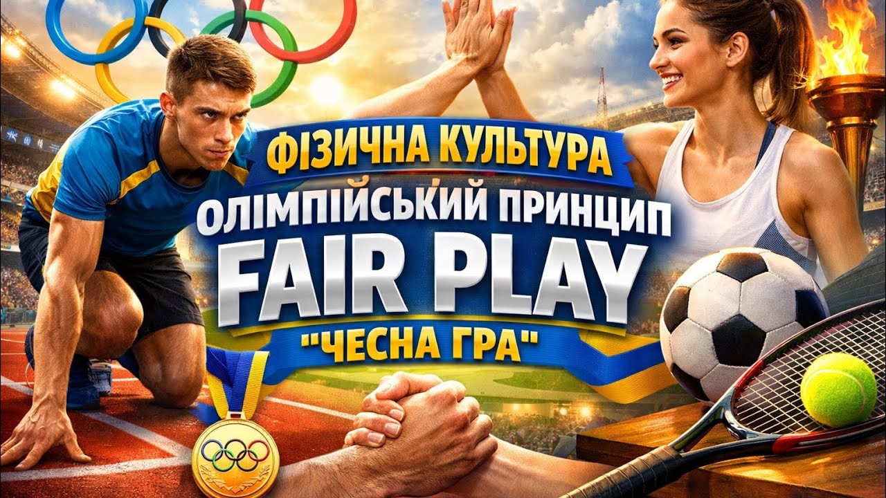 Олімпійський принцип Fair Play («чесна гра») | Урок фізичної культури | НУШ 