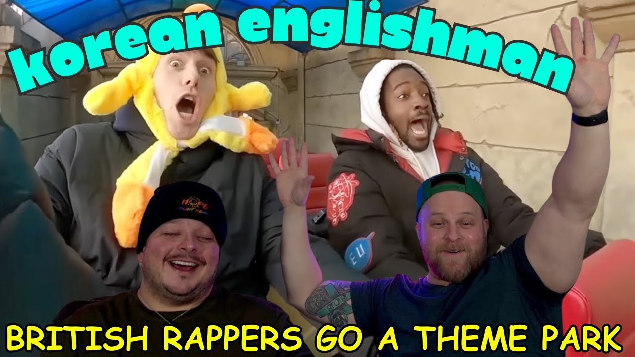 Korean Englishman - British Rappers visit a Korean Theme Park REACTION