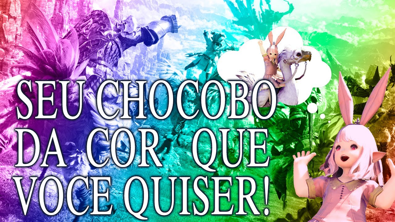Guia: Como pintar seu Chocobo no FFXIV