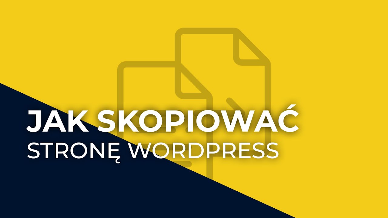 Jak skopiować stronę w wordpress?
